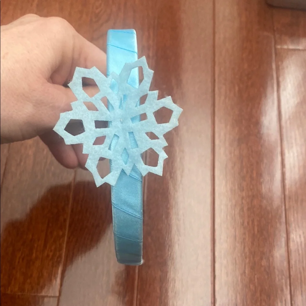 Frozen Elsa Blue Snowflake Headband
